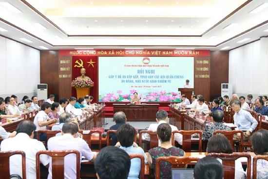Giảm ít nhất 20% nhân sự của các hội quần chúng cấp tỉnh, xã trong năm 2026