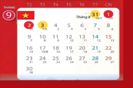 Quốc khánh 2/9 – dịp nghỉ lễ cuối cùng của năm 2025 kéo dài 4 ngày liên tiếp