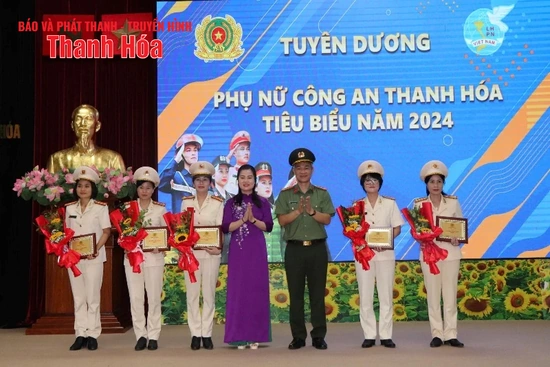 Ban Thanh niên - Phụ nữ Công an tỉnh sơ kết công tác Đoàn thể và trao giải các cuộc thi