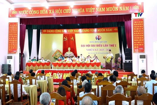 Đại hội Đảng bộ xã Quý Lộc lần thứ I, nhiệm kì 2025 - 2030