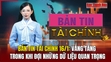 Bản tin Tài chính 16/1: Vàng tăng trong khi đợi những dữ liệu quan trọng