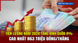 [Bản tin 18h] Tiền lương năm 2024 tăng bình quân 4%, cao nhất 863 triệu đồng/tháng