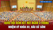 [Bản tin 18h] Quốc hội xem xét rút ngắn 3 tháng nhiệm kỳ khóa XV, bầu cử sớm