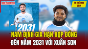 Tin thể thao 25/4: Nam Định gia hạn hợp đồng đến năm 2031 với Xuân Son