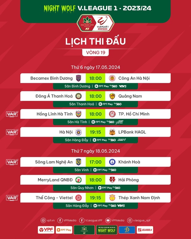 Vòng 19 V.League 1: Đông Á link vào m88 bhki sẽ tiếp đà chiến thắng?