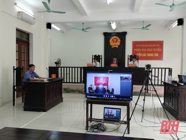 Huyện Đông Sơn xét xử trực tuyến 3 vụ án link đăng nhập m88 sự