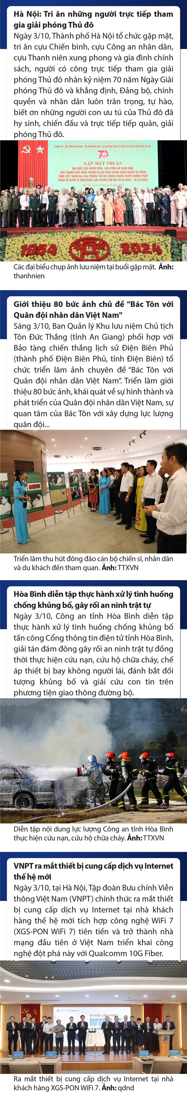 Sự kiện nổi bật trong nước, link vào m88 mới nhất tế ngày 3/10