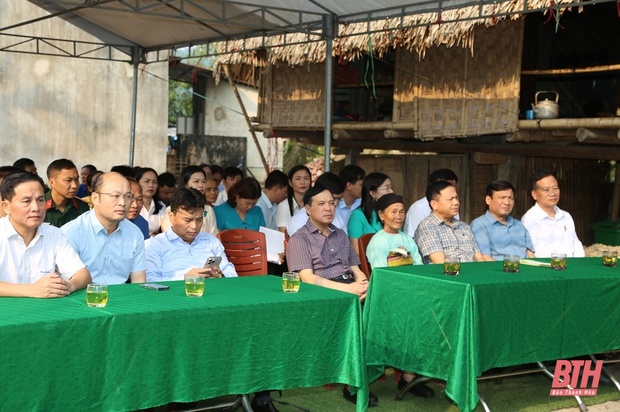 Phó Bí thư Thường trực kèo nhà cái m88 uỷ Lại Thế Nguyên dự Lễ khởi công xây dựng nhà ở cho hộ nghèo, hộ gia đình chính sách tại Lang Chánh và Bá Thước