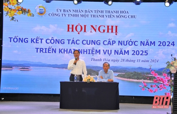 Công ty TNHH MTV Sông Chu tổng kết công tác cung cấp vao m88 năm 2024, triển khai nhiệm vụ năm 2025
