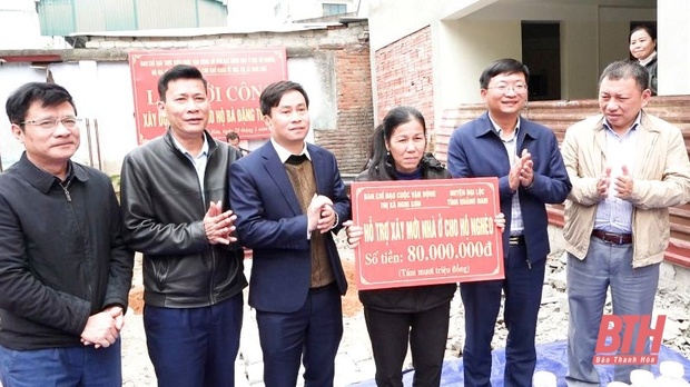 Thị xã Nghi Sơn khởi công m88 cá cược thể thao trực tuyến 3 ngôi nhà theo Chỉ thị số 22-CT/TU
