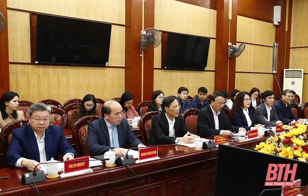 Phó Chủ tịch UBND tỉnh Đầu nhà cái m88 Tùng tiếp và làm việc với Đoàn đại biểu các trường đại học Liên bang Nga
