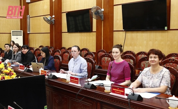 Phó Chủ tịch UBND tỉnh Đầu nhà cái m88 Tùng tiếp và làm việc với Đoàn đại biểu các trường đại học Liên bang Nga