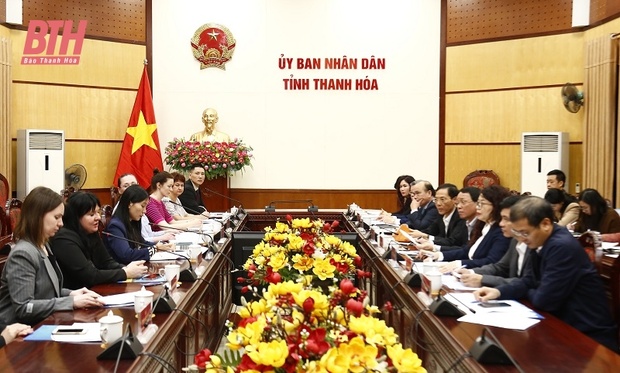 Phó Chủ tịch UBND tỉnh Đầu nhà cái m88 Tùng tiếp và làm việc với Đoàn đại biểu các trường đại học Liên bang Nga
