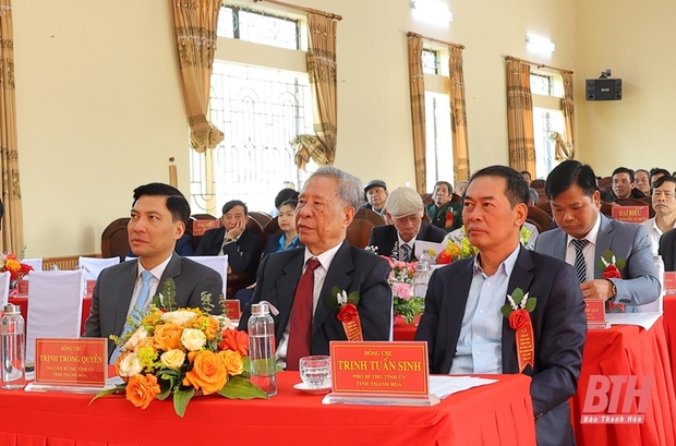 Phó Bí thư Tỉnh ủy Trịnh Tuấn Sinh dự lễ công bố quyết định xã m88 link mới nhất Long đạt chuẩn nông thôn mới kiểu mẫu