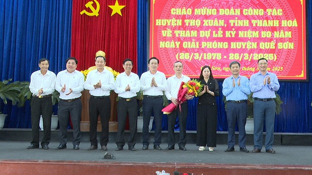 Đoàn công tác huyện Thọ Xuân thăm và làm việc với đăng ký m88, tỉnh Quảng Nam