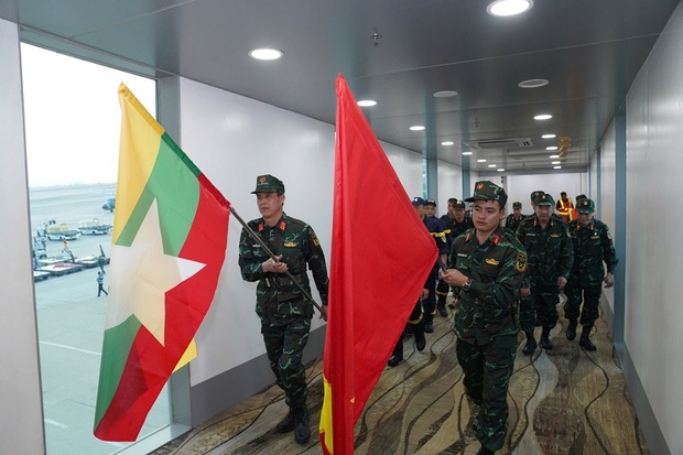 Công an, Quân đội Việt Nam cử lực lượng link vào m88 bhki nạn, link vào m88 bhki hộ đến Myanmar