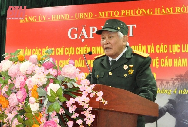 Gặp mặt, tri ân link vào m88 bhki lực lượng tham gia chiến đấu, phục vụ chiến đấu bảo vệ cầu Hàm Rồng