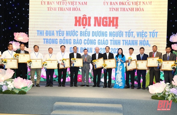 Biểu dương người tốt, việc tốt trong đồng bào Công giáo m88 trang chủ Thanh Hóa giai đoạn 2020-2025