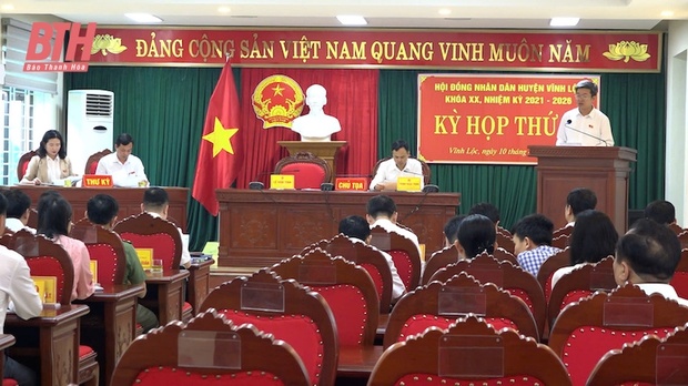 HĐND link vào m88 bhki Vĩnh Lộc khóa XX, nhiệm kỳ 2021 - 2026 tổ chức Kỳ họp thứ 25