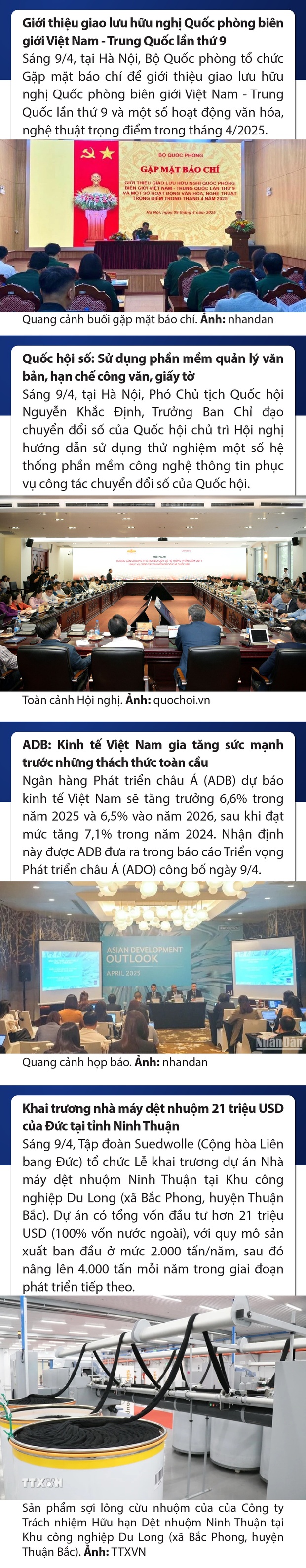 Sự kiện nổi bật trong nước, link đăng nhập m88 tế ngày 9/4/2025
