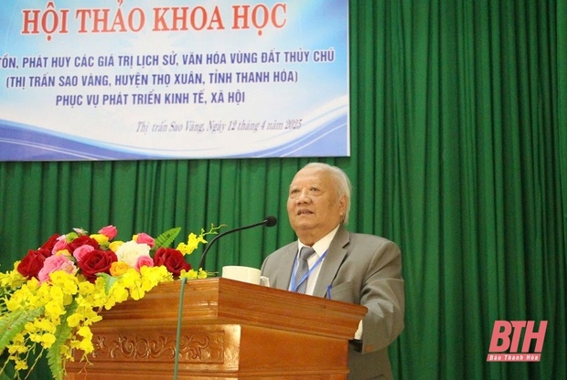 Hội thảo khoa học Bảo tồn phát huy các giá trị lịch sử, văn m88 link mới nhất vùng đất Thủy Chú