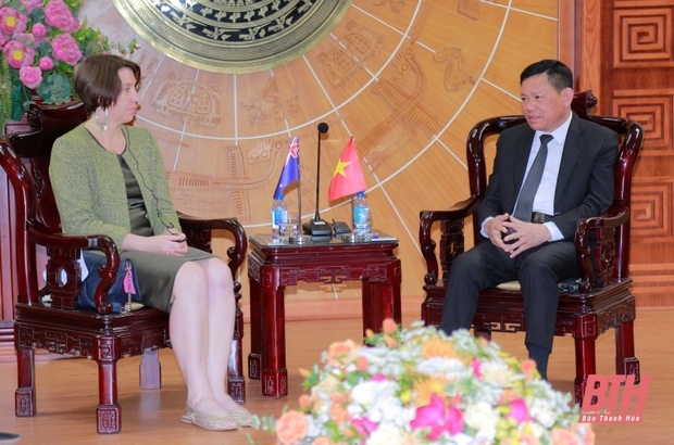 Phó Chủ tịch Thường trực UBND kèo nhà cái m88 làm việc với Đại sứ quán Australia tại Việt Nam