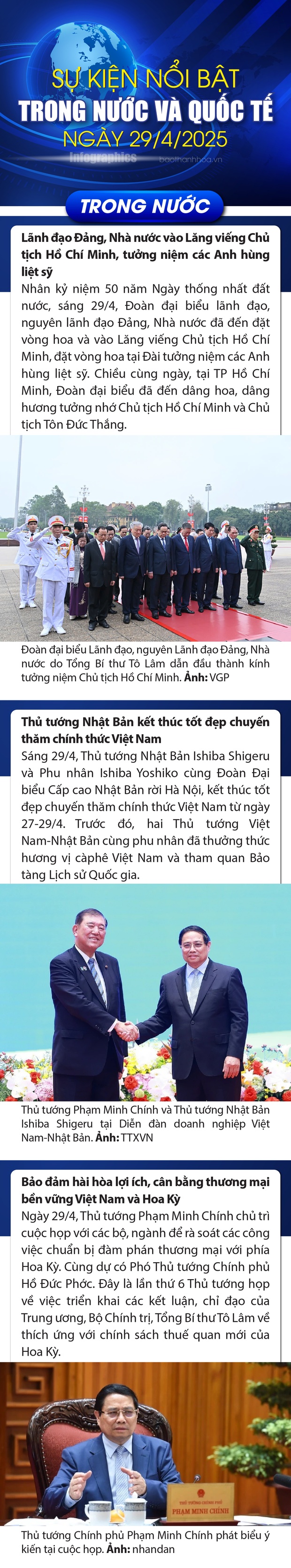Sự kiện nổi bật đăng ký m88, quốc tế ngày 29/4/2025