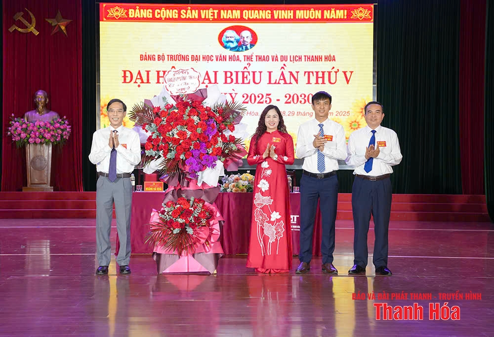 Đại hội đại biểu Đảng bộ Trường Đại học Văn hóa, Thể thao và Du lịch đăng ký m88 lần thứ V, nhiệm kỳ 2025-2030