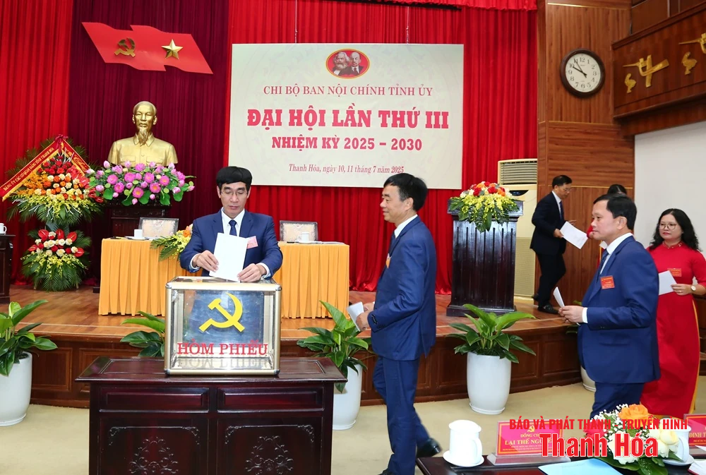 Đại hội Chi bộ Ban Nội chính dang nhap m88 lần thứ III, nhiệm kỳ 2025-2030