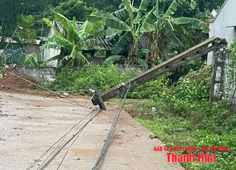 Nhiều địa phương trên địa bàn nhà cái m88 bị ảnh hưởng của mưa dông