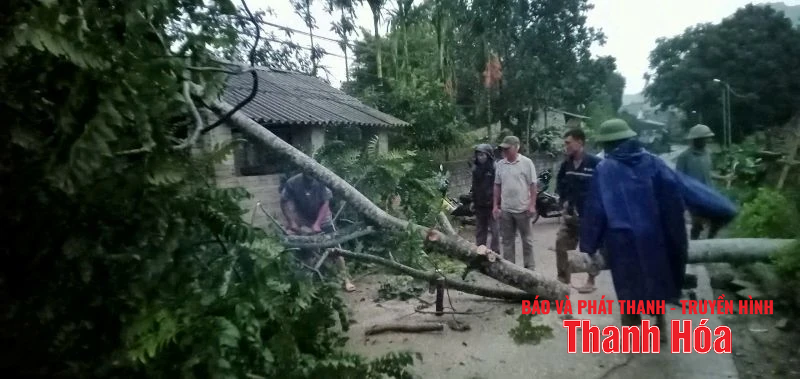 Nhiều địa phương trên địa bàn nhà cái m88 bị ảnh hưởng của mưa dông