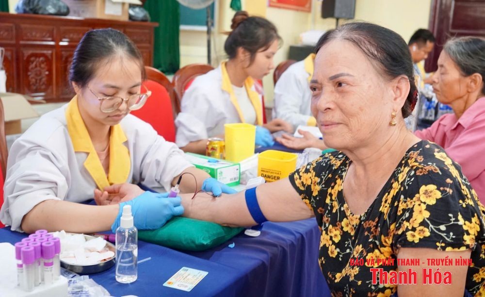 Thu nhận mẫu ADN cho thân nhân m88 the thao sỹ chưa xác định được thông tin tại xã Hoằng Lộc
