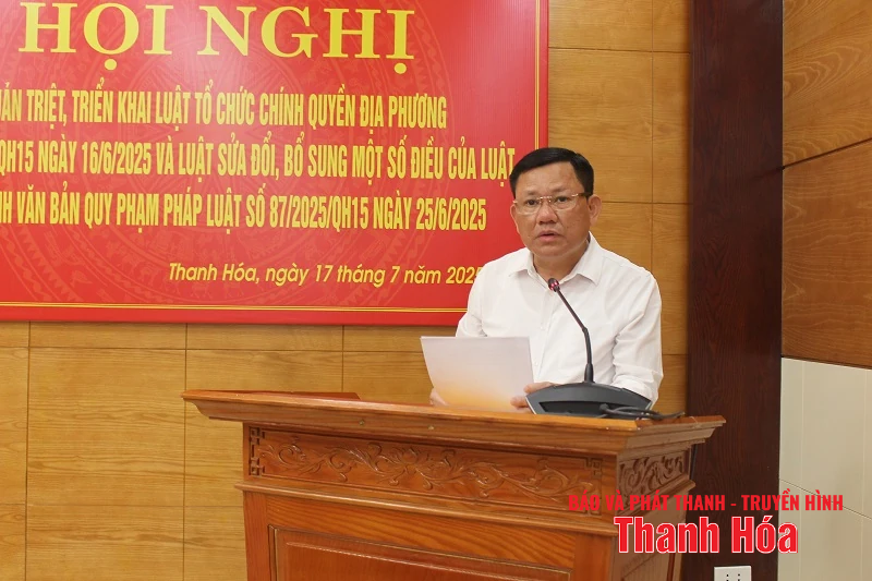 Hội nghị quán triệt, triển khai thi hành các m88 the thao được thông qua tại Kỳ họp thứ 9, Quốc hội khóa XV