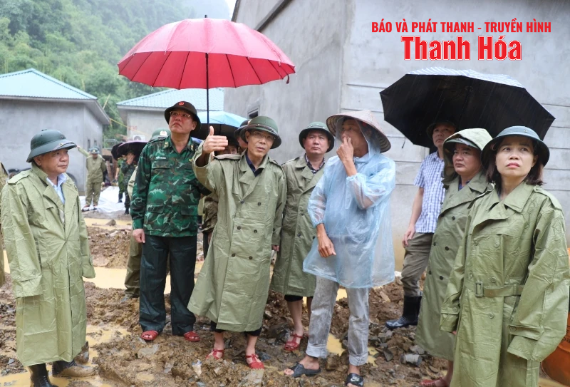 Phó Chủ tịch UBND tỉnh Đầu Thanh Tùng kiểm tra công tác ứng phó với thiên tai do m88 the thao số 3